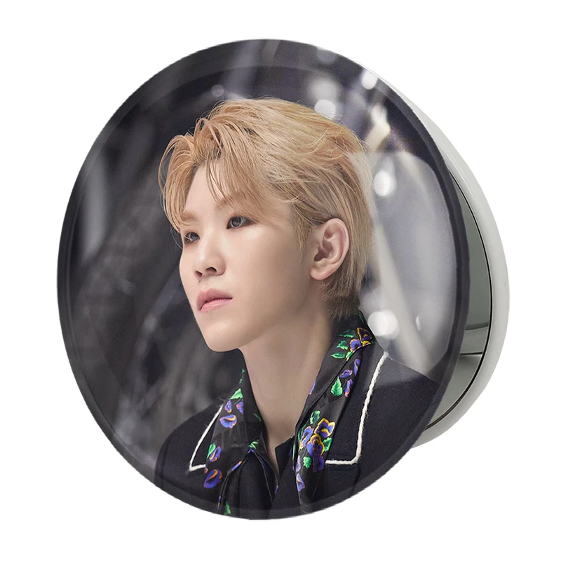 آینه جیبی خندالو طرح ووزی گروه سونتین Seventeen مدل تاشو کد 21505 