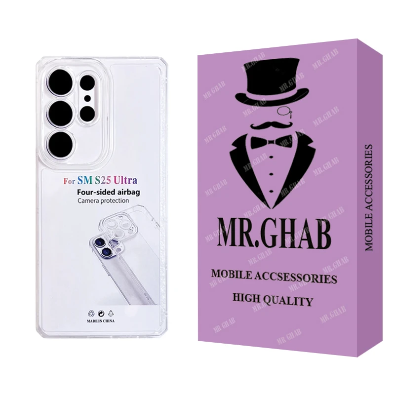کاور مستر قاب مدل ژله ای مناسب برای گوشی موبایل سامسونگ Galaxy S25 Ultra