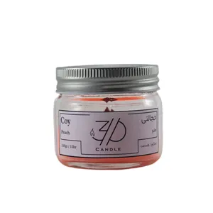 شمع معطر مدل خجالتی  هلو
