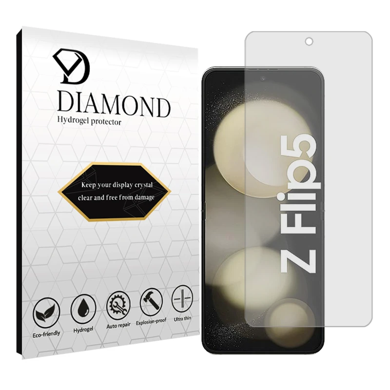 محافظ صفحه نمایش شفاف دیاموند مدل Tough مناسب برای گوشی موبایل سامسونگ Galaxy Z Flip5