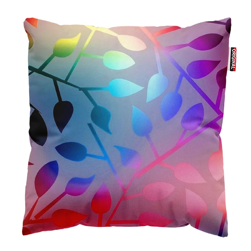 کوسن پاد آفرین طرح گل کد 1613 سایز 30*30 سانتی متر