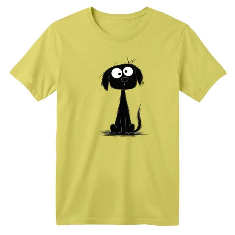 تی شرت آستین کوتاه بچگانه مدل سگ بامزه