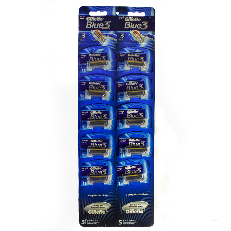 خود تراش ژیلت مدل Blue 3 بسته 30 عددی خود تراش ژیلت مدل Blue 3 بسته 30 عددی