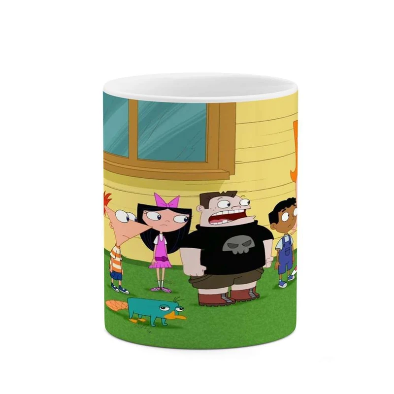 ماگ کاکتی مدل کارتون Phineas And Ferb کد mgh22923
