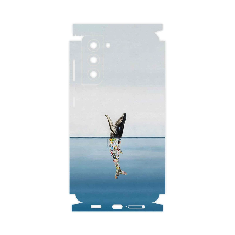 برچسب پوششی ماهوت مدل Collage of Sea Trash-FullSkin مناسب برای گوشی موبایل سامسونگ Galaxy S21 5G