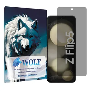 Wolf Tough model privacy screen Protector Suitable for Samsung Galaxy Z Flip 5 Mobile Phone
