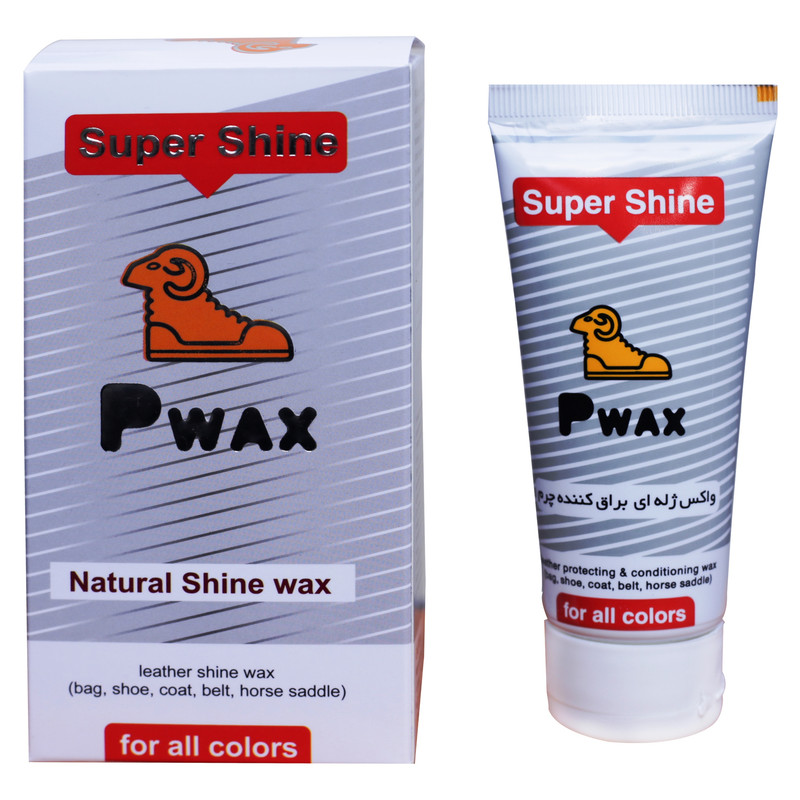 واکس براق کننده کفش پی واکس مدل pwax 2 به همراه اسفنج