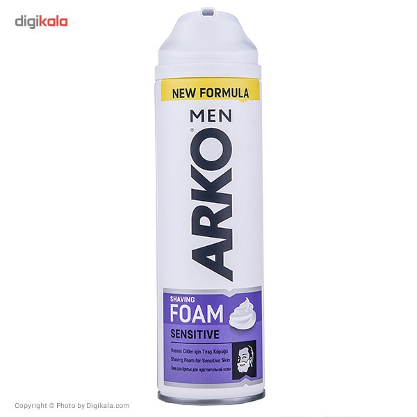 فوم اصلاح آرکو من مدل Sensitive حجم 200 میلی لیتر