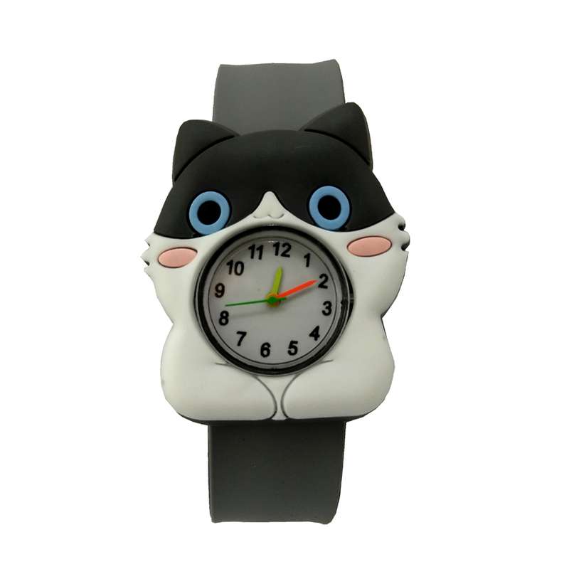 ساعت مچی عقربه ای بچگانه مدل گربه ملوس کد 2