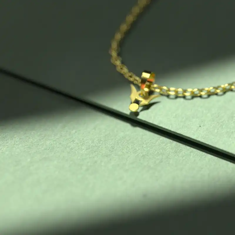 گردنبند طلا 18 عیار زنانه مدوپد مدل هری پاتر کد A3-1-1100