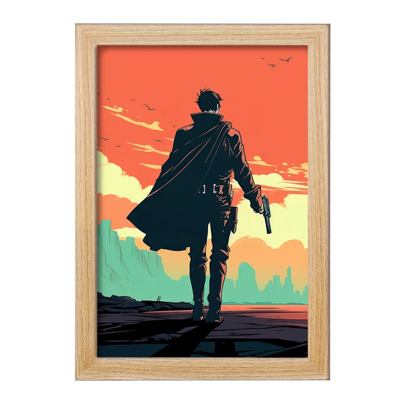 تابلو خندالو مدل کابوی (Cowboy) کد F2672