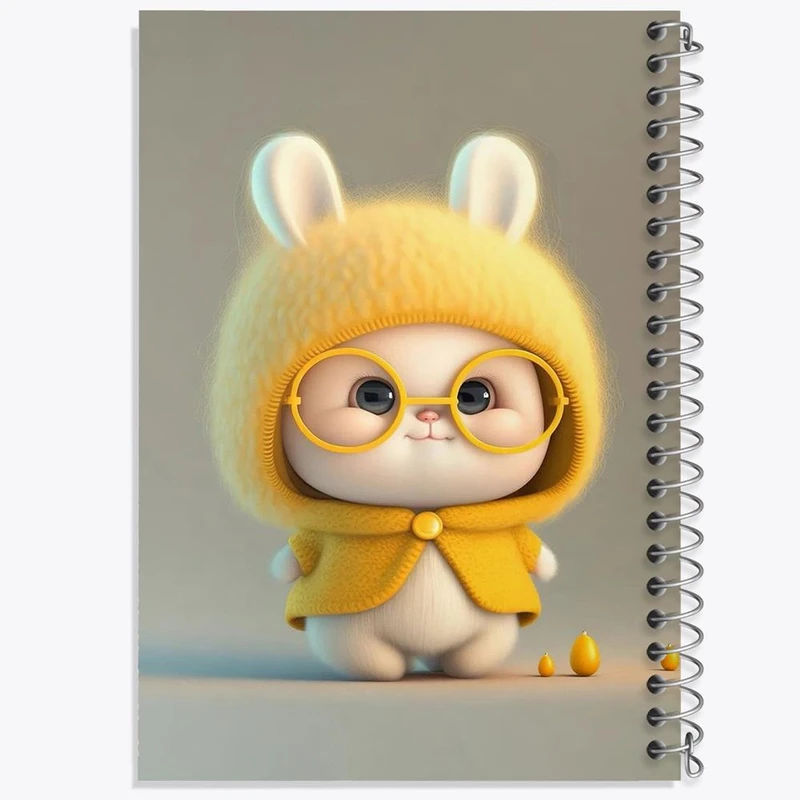 دفتر مشق 50 برگ خندالو مدل خرگوش کد 26222