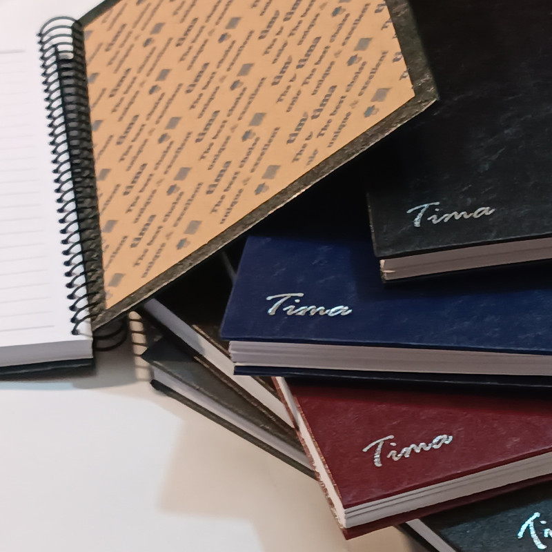 دفتر یادداشت 100 برگ تیما مدل X-ROCK مجموعه 6 عددی