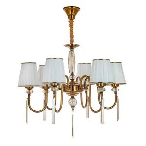  لوستر آویز شش شعله چشمه نور کد N2687/6