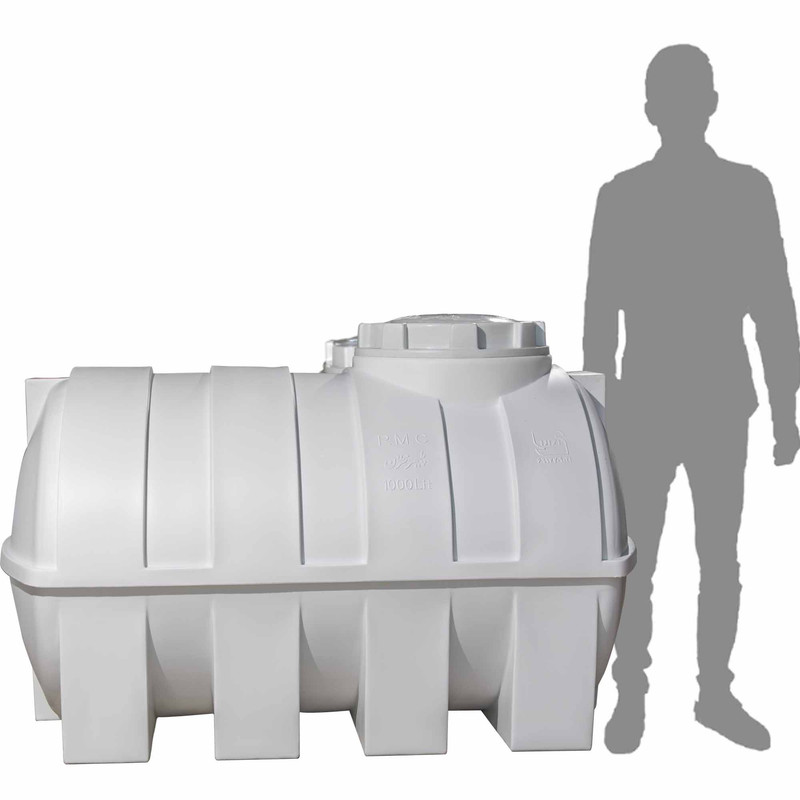 مخزن آب افقی 1000 لیتر پلیمر مخزن مدل Pm1000HP JET