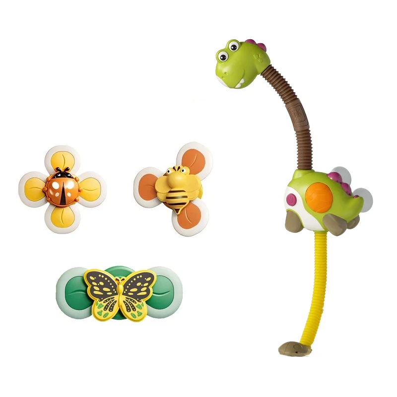 اسباب بازی حمام توماما کیدز مدل TM373-A طرح دایناسور بسته 4 عددی