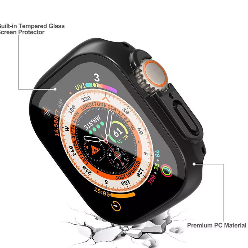 کاور مسیر مدل CWG مناسب برای ساعت هوشمند اپل واچ Ultra 49mm / Ultra 2 49mm به همراه محافظ صفحه نمایش