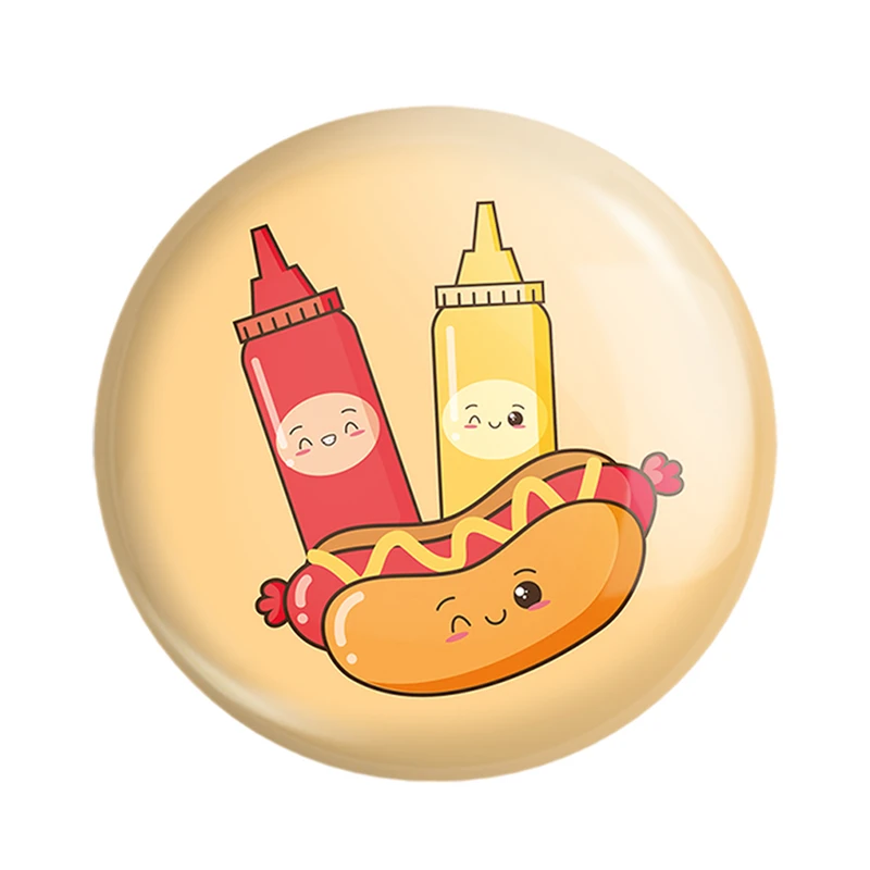 مگنت خندالو مدل فست فود (Fast Food) کد 36567