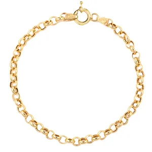 دستبند طلا کم اجرت 18 عیار زنانه زرالتون مدل رولو