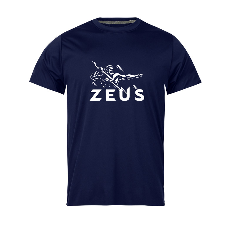 تی شرت آستین کوتاه مردانه مدل zeus_NC1_0276_رنگ سرمه ای