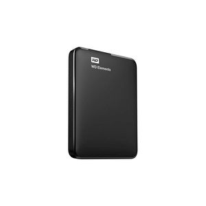 هارد اکسترنال وسترن دیجیتال مدل Elements ظرفیت یک ترابایت دارای رابط USB Type-A 3.2