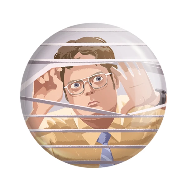 مگنت خندالو طرح داویت شروت سریال آفیس The Office کد 10222