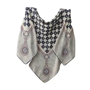 روسری زنانه مدل نخ پنبه وارداتی