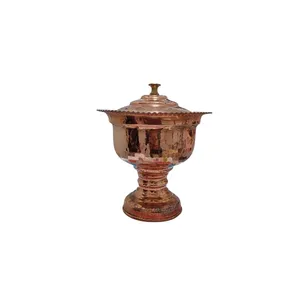 شکلات خوری مسی مدل پایه دار کد DOGH