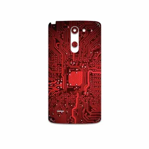 MAHOOT Red Printed Circuit Board Cover Sticker for LG G3 Stylus