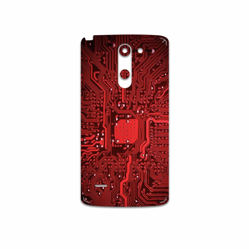برچسب پوششی ماهوت مدل Red Printed Circuit Board مناسب برای گوشی موبایل ال جی G3 Stylus