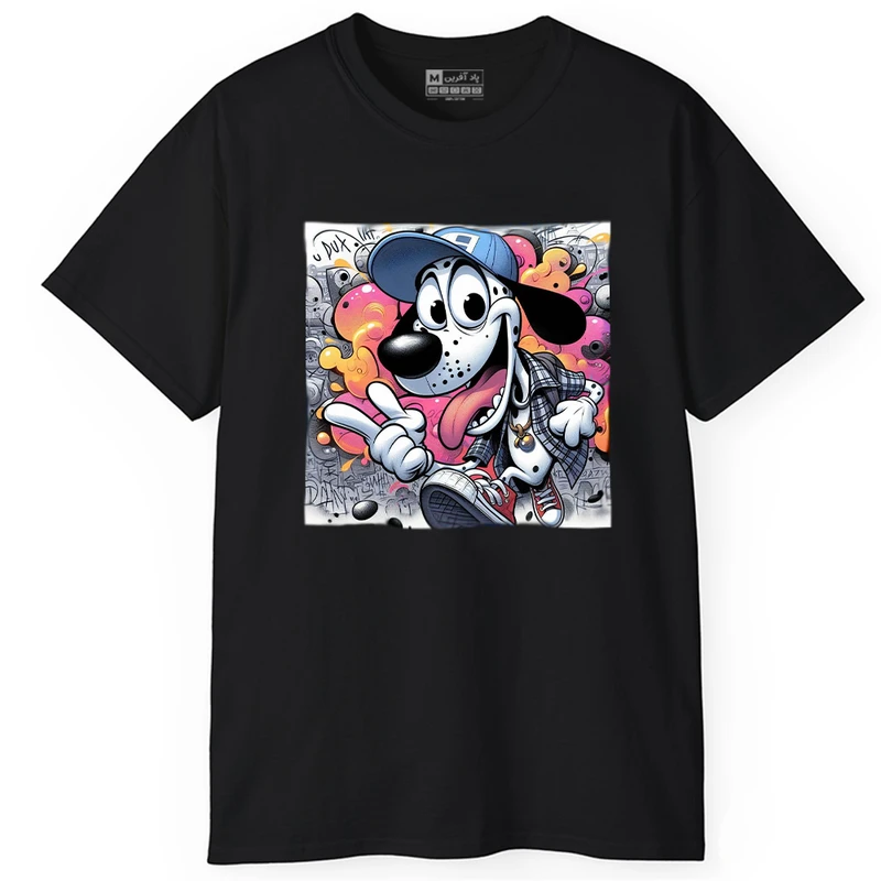 تی شرت آستین کوتاه مردانه پاد آفرین مدل کارتونی کد PT240