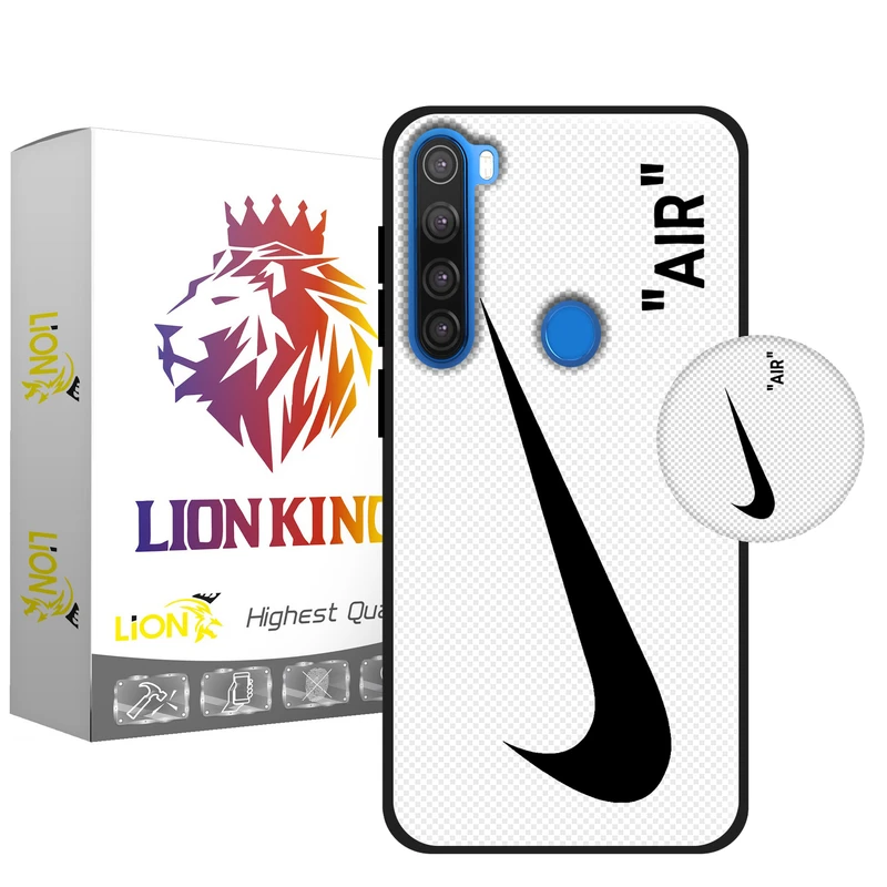 کاور لاین کینگ مدل WHAIT مناسب برای گوشی موبایل  شیائومی Redmi Note 8 به همراه پایه نگهدارنده