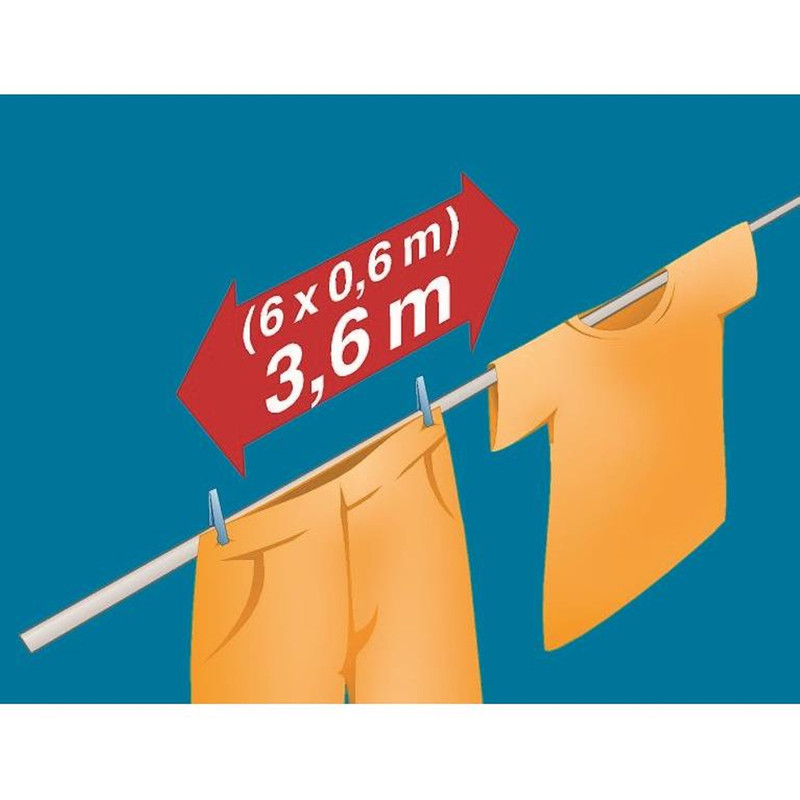 بند رخت دیواری لایف هایت مدل TELE36