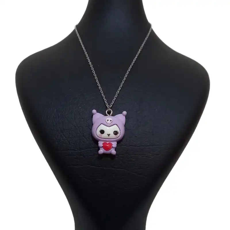 گردنبند زنانه مدل کورومی و قلب