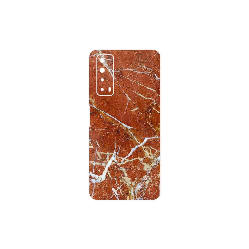 برچسب پوششی ماهوت مدل Red Marble مناسب برای گوشی موبایل هوآوی Y7a