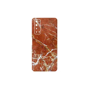 MAHOOT Red Marble Cover Sticker for Huawei Y7a