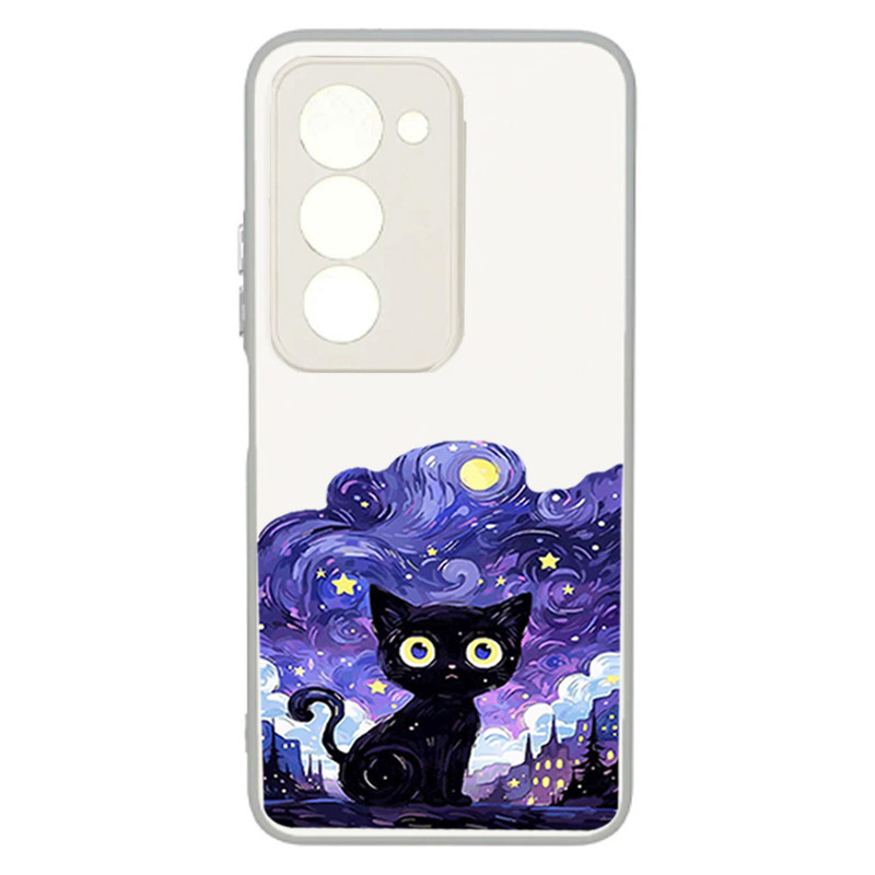 کاور طرح Purple Cat مناسب برای گوشی موبایل شیائومی Redmi 15 4G