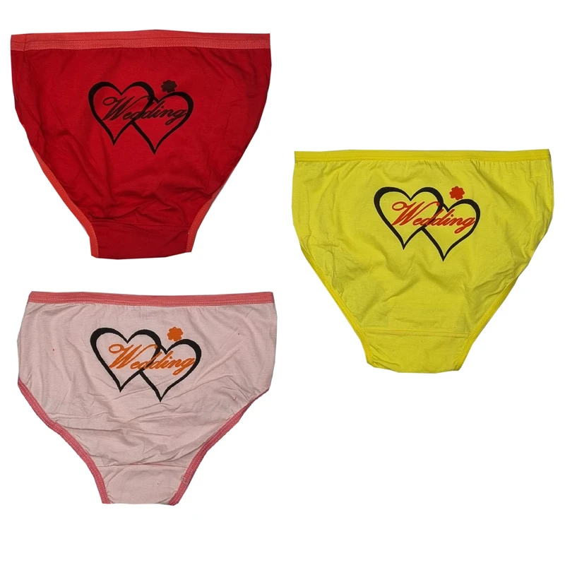 شورت زنانه مدل دوقلبی اورانوس کد 2099 مجموعه 3 عددی