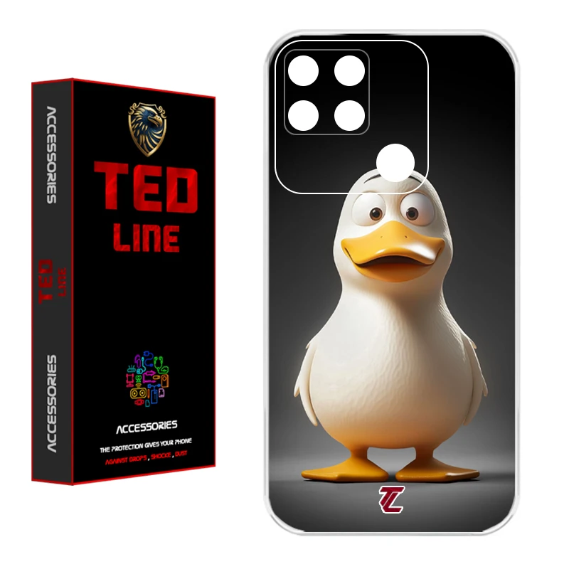 کاور تد لاین طرح اردک کد 1124 مناسب برای گوشی موبایل شیائومی Redmi 10A / 9C