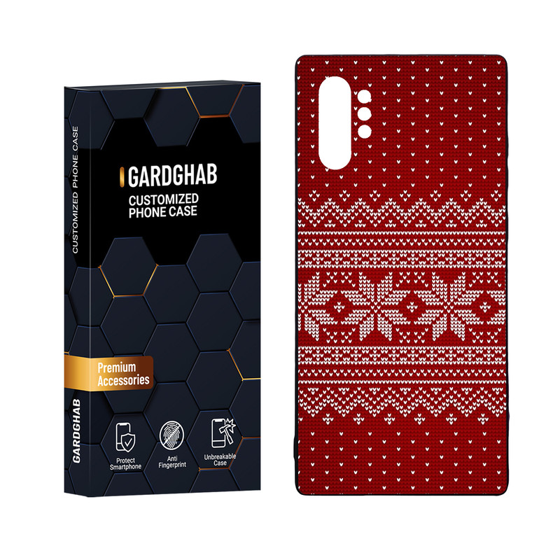 کاور گارد قاب مدل دورژله ای پشت گلس ساده مناسب برای گوشی موبایل سامسونگ Galaxy Note 10 Plus