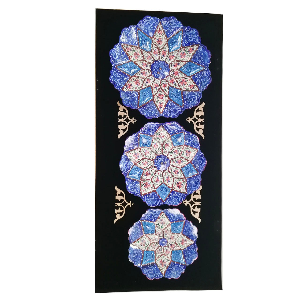 بشقاب میناکاری گالری گوهرچین مجموعه سه عددی