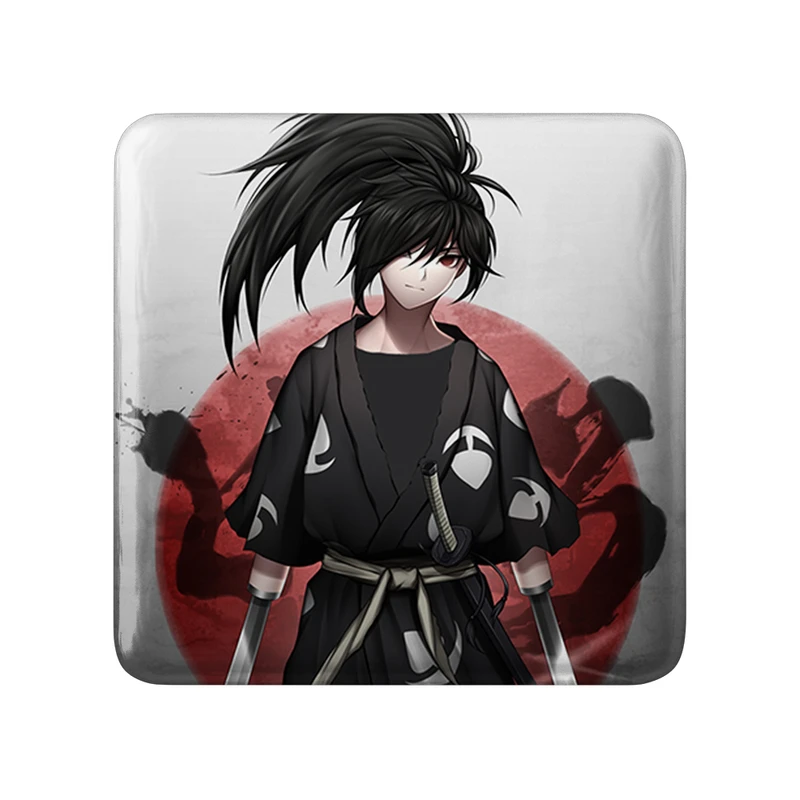 پیکسل خندالو طرح هیاکیمارو انیمه دورورو مدل مربعی کد 33636