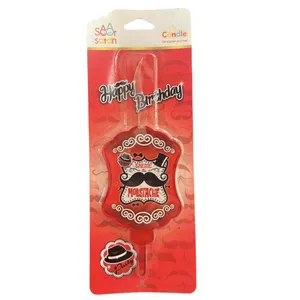 شمع تولد سورساتان مدل سیبیل کد 8110