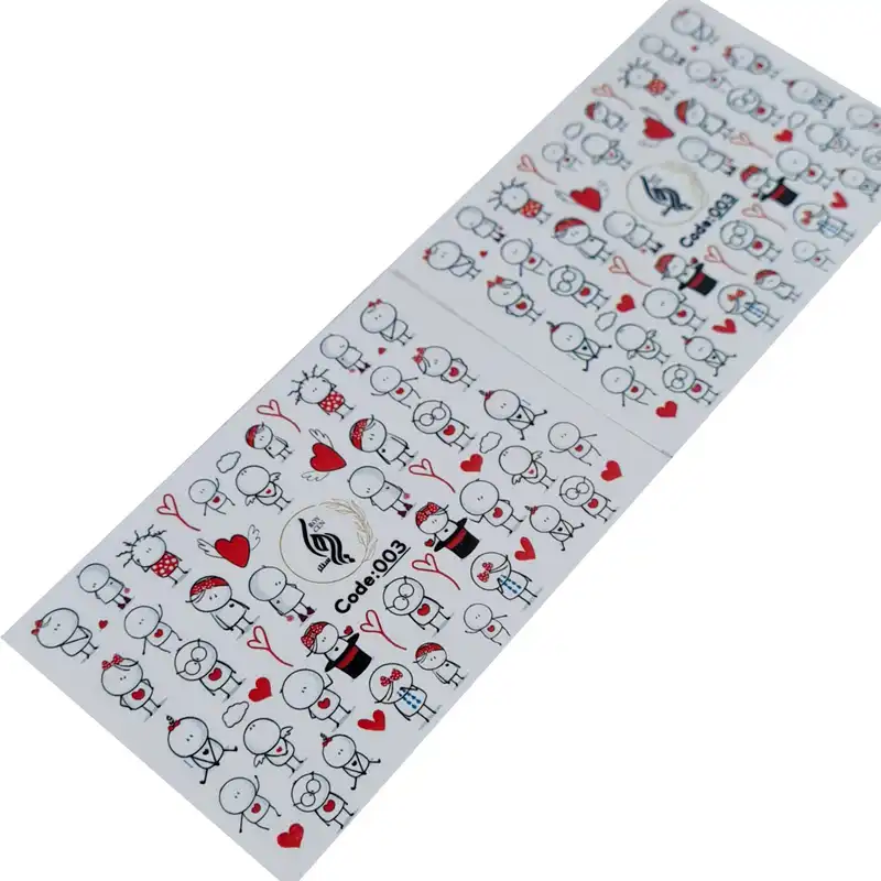 برچسب لنز ناخن رویاسنتر مدل03 مجموعه 2 عددی