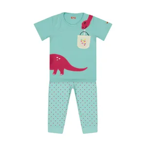 ست تی شرت و شلوار دخترانه مدل تیمو A