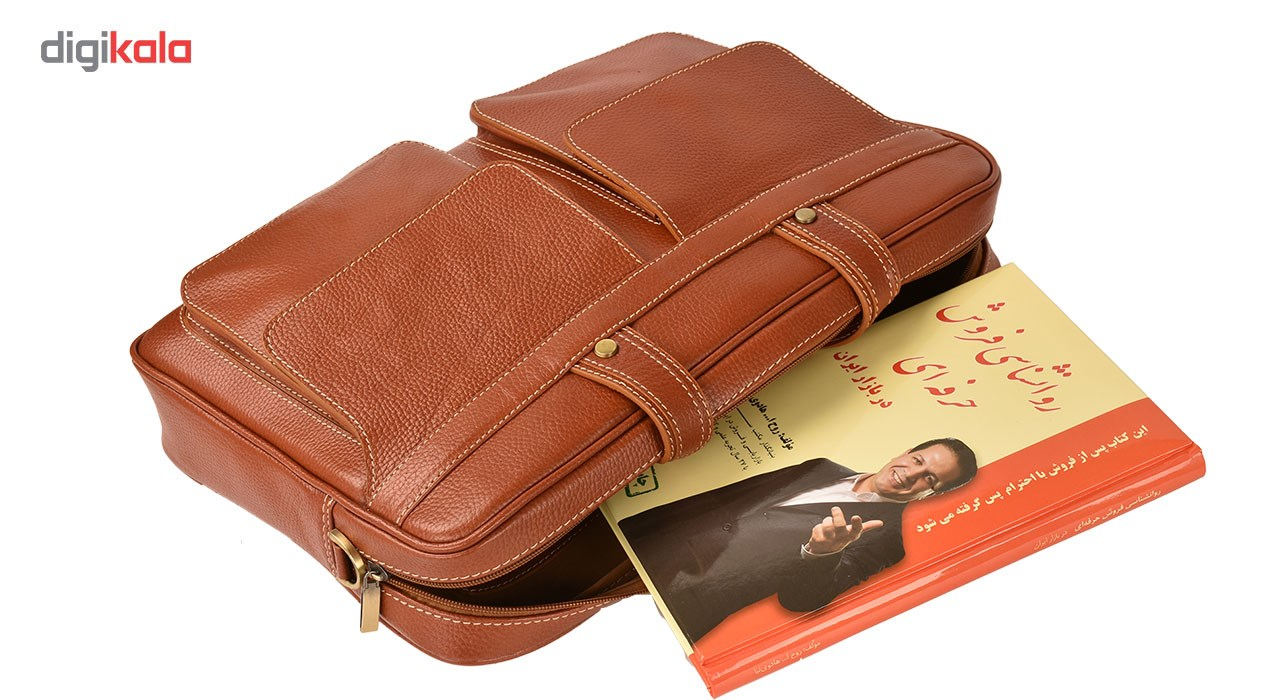 کیف اداری چرم طبیعی کهن چرم مدل L85-1