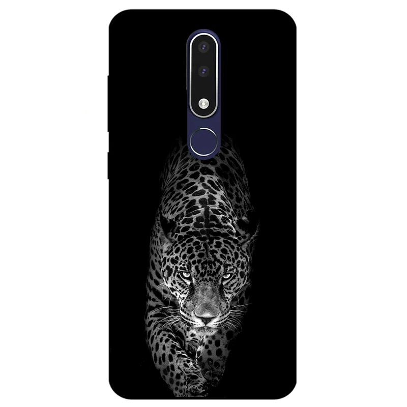 کاور مگافون طرح پلنگ مدل 1879 مناسب برای گوشی موبایل نوکیا 3.1 Plus