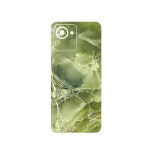 MAHOOT Green_Crystal_Marble Cover Sticker for Realme C30s