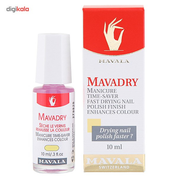 محلول خشک کننده لاک ماوالا مدل ماوادرای حجم 10 میلی لیتر