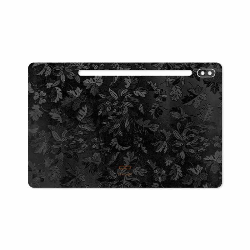 برچسب پوششی ماهوت مدل Black-Wildflower مناسب برای تبلت سامسونگ Galaxy Tab S6 2019 SM-T860